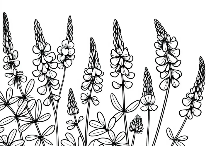 Wunderschöne Wicke Malvorlage Kostenlos
