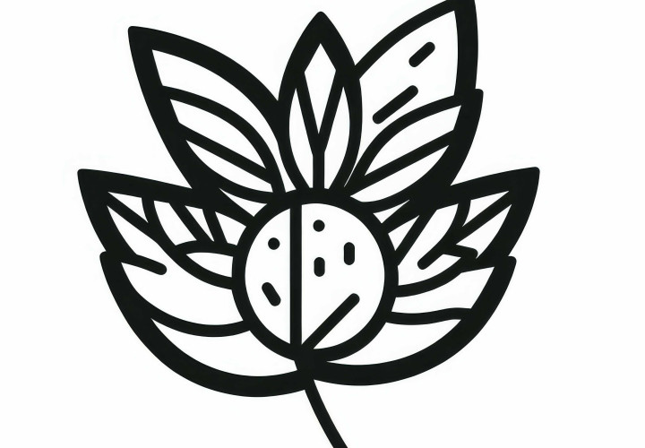 어린이를 위한 간단한 꽃 색칠 그림 - 무료 다운로드