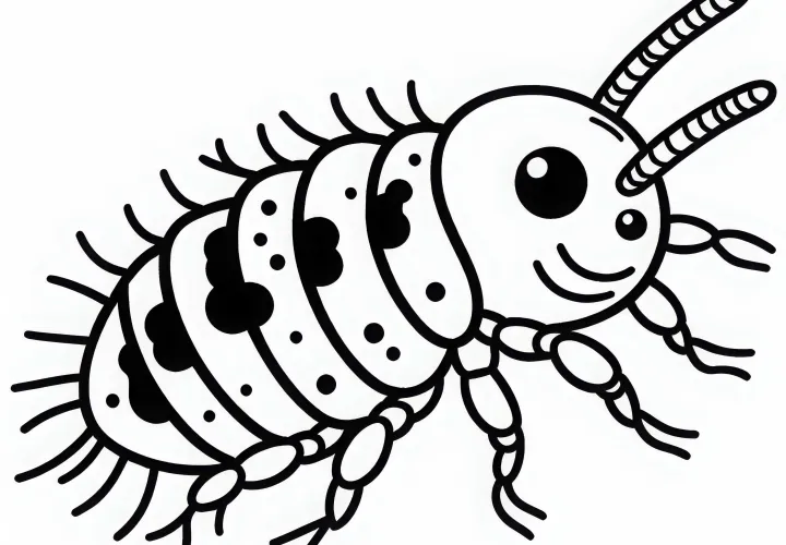 Бесплатный образец для раскрашивания - раскраска для креативных моментов