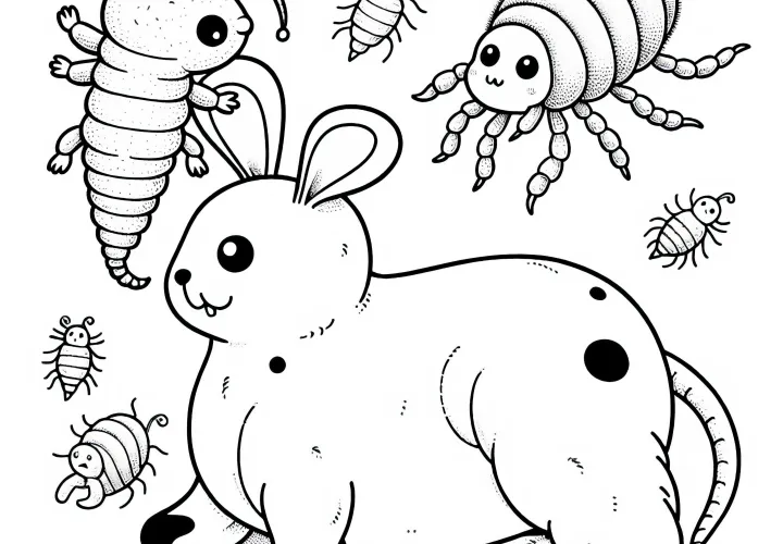 Скачать раскраску Лауса бесплатно