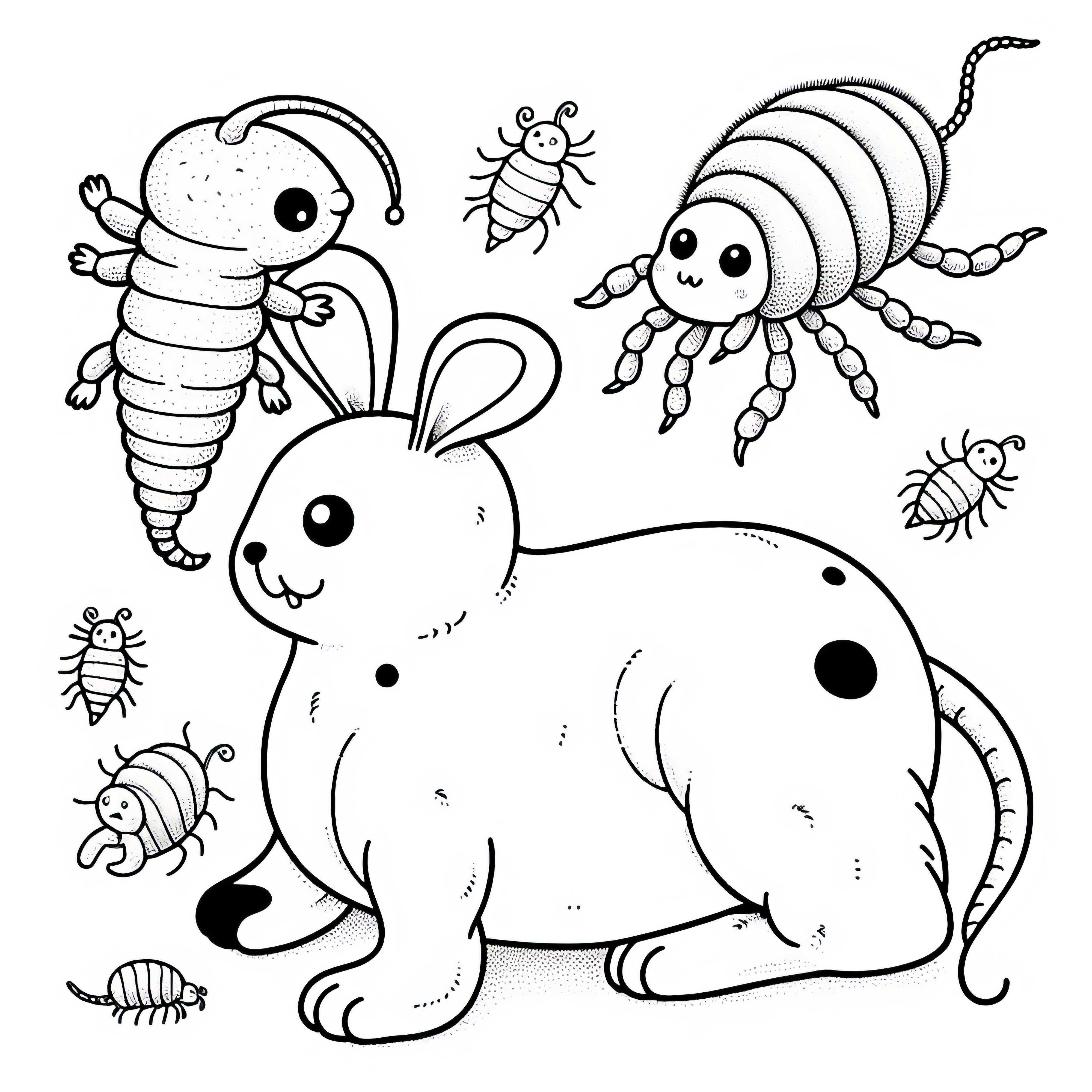 Stiahnuť si Ausmalbild Laus zadarmo