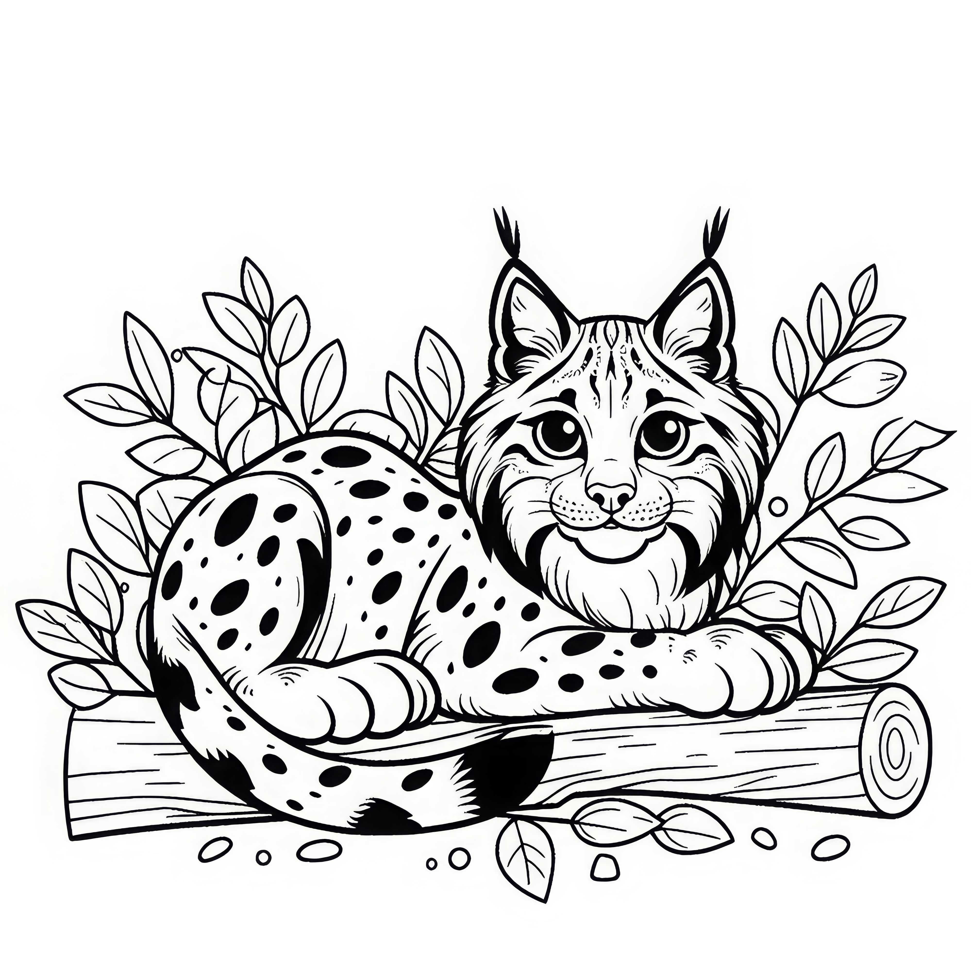 Rysí omalovánka jednoduchá zdarma Rysík Omalovánka Jednoduchá Zdarma