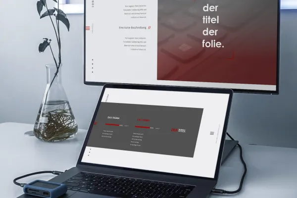 Folien-Vorlagen im Attention-Design für PowerPoint, Keynote und Google Slides