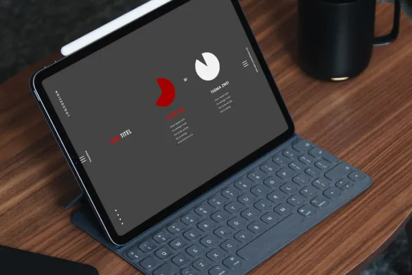 Fooliumimallid tähelepanu-kujunduse jaoks PowerPointi jaoks, Keynote'i ja Google Slides'i jaoks