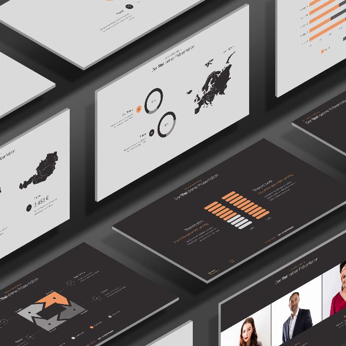 "Clean": 160 layout templates for Keynote, PowerPoint and Google Slides
