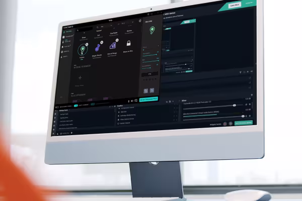 Streamlabs, bare strøm live selv, skjermbilde fra fullstendig kurs