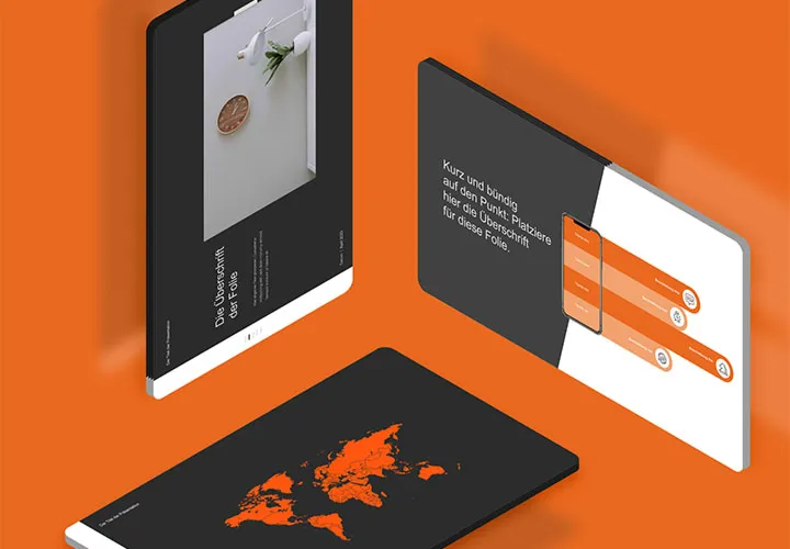 PowerPoint, Keynote, Google Slides: 80 dia's in het "WatchIt"-ontwerp.