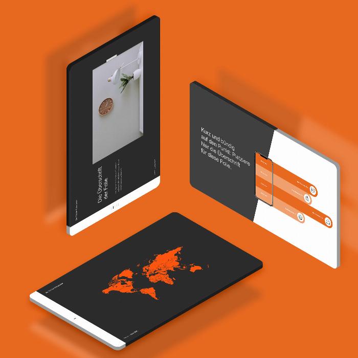PowerPoint, Keynote, Google Slides: 80 slides in "WatchIt" design