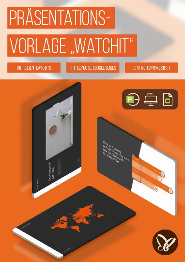 Folien-Templates im „WatschIt“-Design für PowerPoint, Keynote und Google Slides