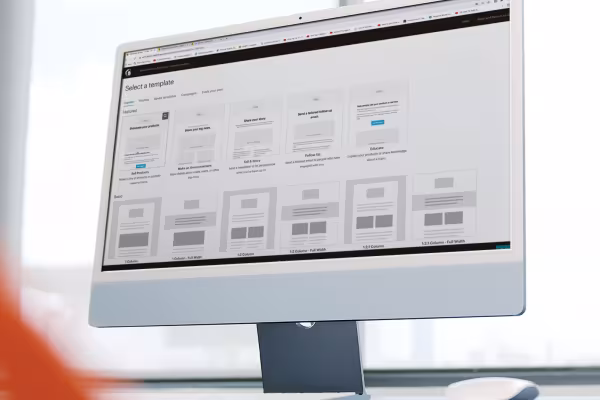 Mailchimp eğitiminden bir ekran görüntüsü: Böylece bülten pazarlamınızı yönetirsiniz