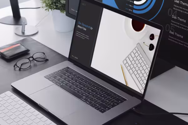Preview of the score design for PowerPoint, Keynote and Google Slides