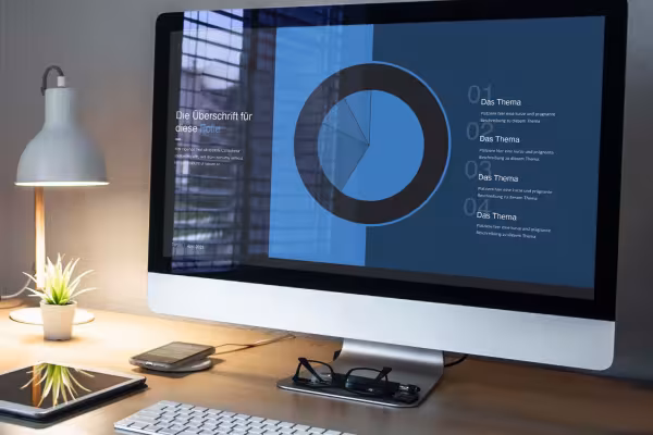 Preview of the score design for PowerPoint, Keynote and Google Slides