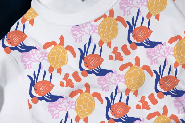 Camiseta con estampado de animales