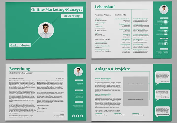 Application & CV in landscape format (Social Media and Online Marketing Manager)