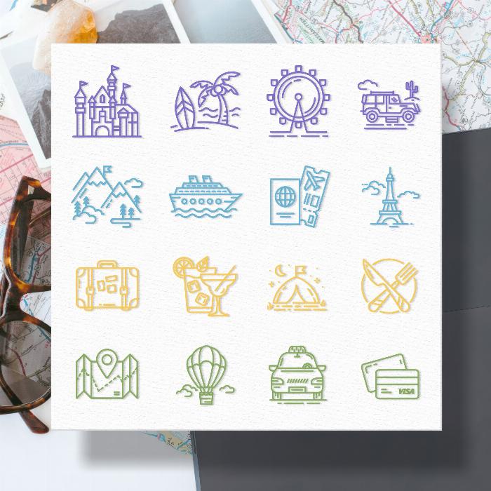100 Icônes : Vacances & Voyages