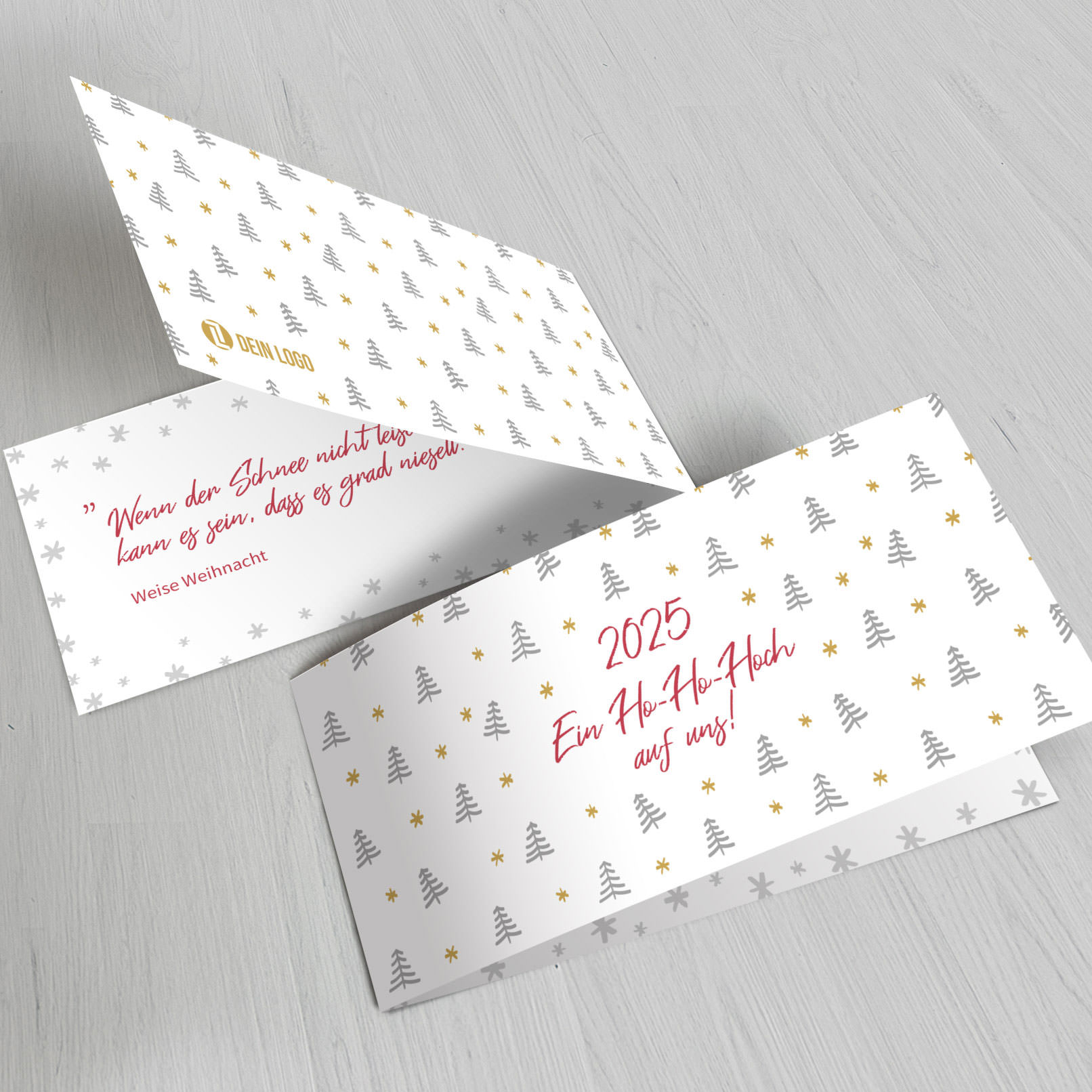 Geschäftliche Weihnachtskarten: Business-Vorlagen für Word