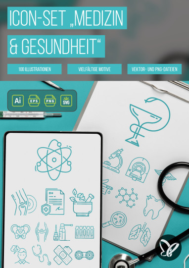 Medizinische Symbole: 100 Icons zu Gesundheit, Krankheit, Arzt & Co.