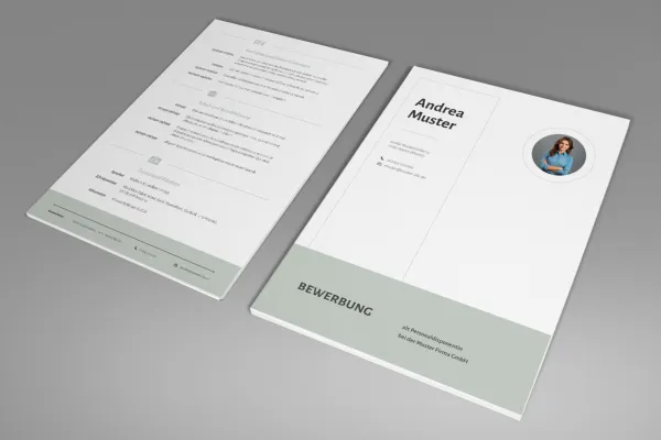 Perinteisiä ansioluettelon malleja kansilehdellä, hakukirjeellä ja ansioluettelolla.