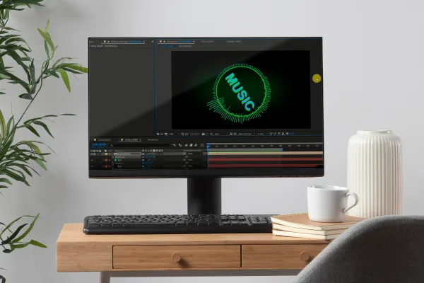 스크린샷 Adobe After Effects-교육