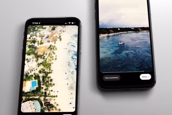 Bir Instagram Reel'inden alınmış ekran görüntüleri, Adobe Premiere Pro ile düzenlenmiştir.