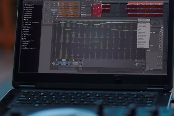 Skjermbilde fra opplæringen til FL Studio 21.