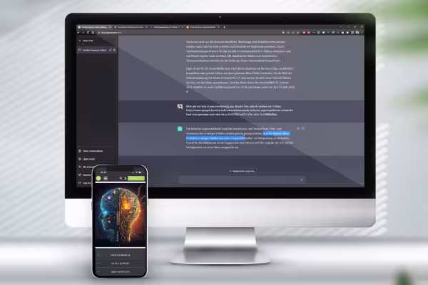 ChatGPT interface