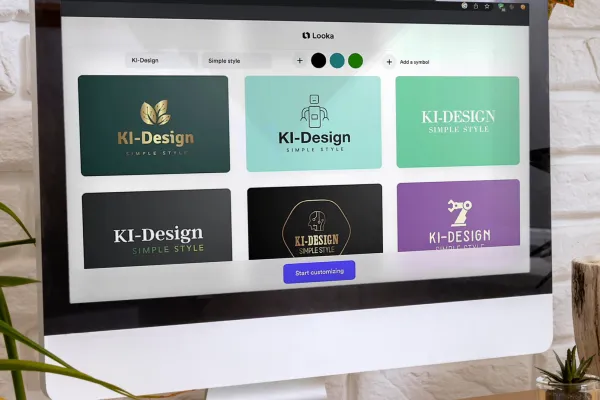 Bilder mit KI generieren und bearbeiten lassen: Looka zur Erstellung von Logos