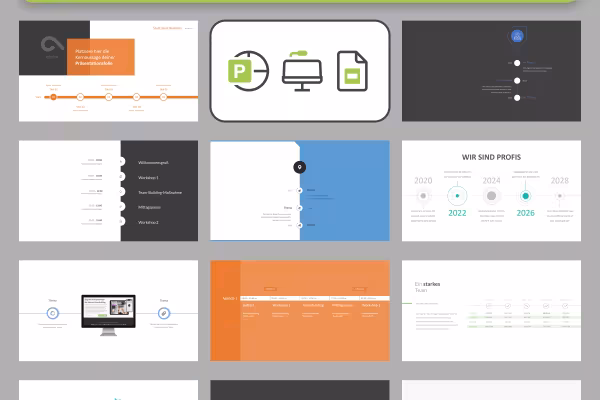 Zeitstrahl-Vorlagen für PowerPoint, Google Slides und Keynote: Beispiele für Timelines