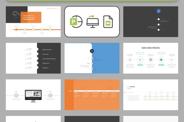 Zeitstrahl-Vorlagen für PowerPoint, Google Slides und Keynote: Beispiele für Timelines