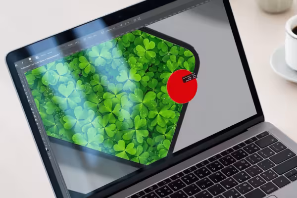 Lag en mockup i Photoshop.