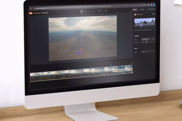 Rimuovere gli oggetti da un video usando l'intelligenza artificiale.