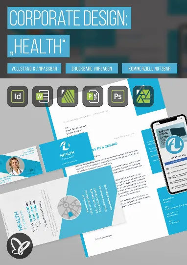 „Health“ – Design-Vorlagen für Ärzte, Zahnärzte und Gesundheitswesen