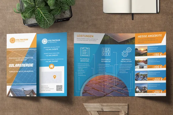 Corporate-Design-sjablonen voor ambacht en midden- en kleinbedrijf: Flyer