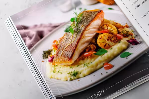 Images of food and drinks: for menus and recipe books