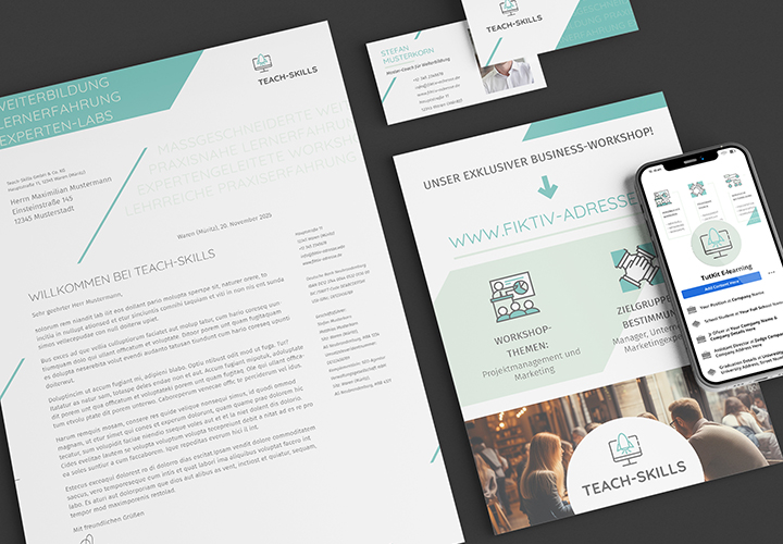 Corporate Design "Teach": Templates for lecturers, tutors, consultants & workshop providers