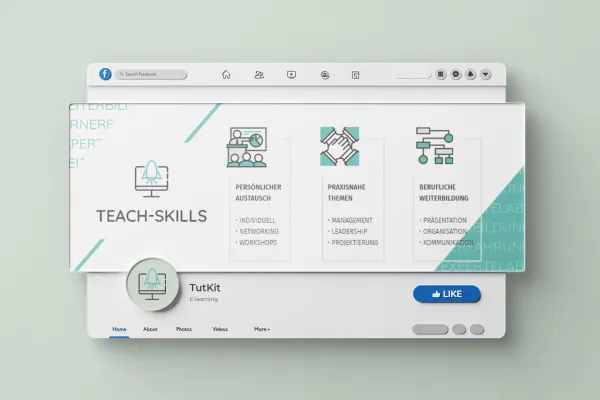 Corporate-Design-Vorlagen für Dozenten, Tutoren, Berater & Workshop-Anbieter: Facebook-Titelbild