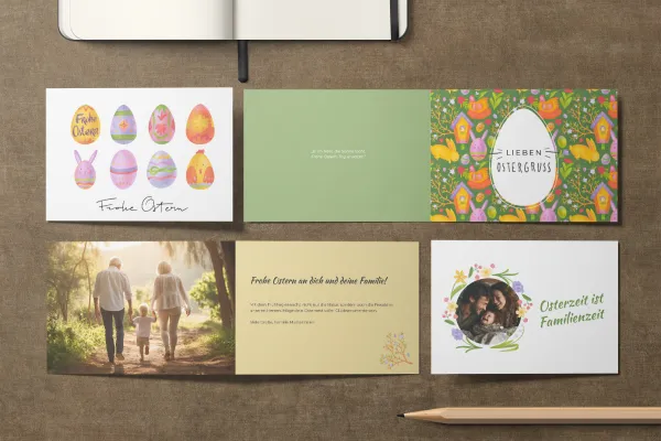 Cartoline di Pasqua da stampare per auguri di Pasqua allegri