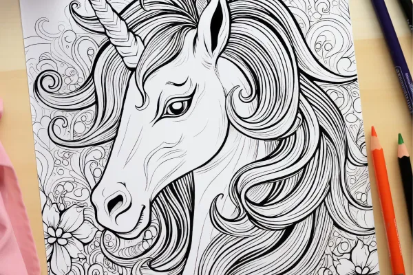 Disegni da colorare con unicorni da stampare.