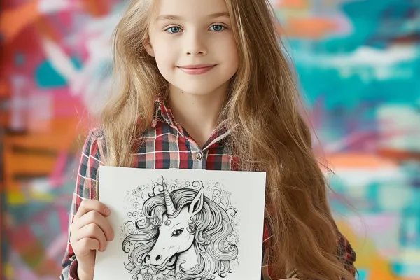 Disegni da colorare con unicorni da stampare.