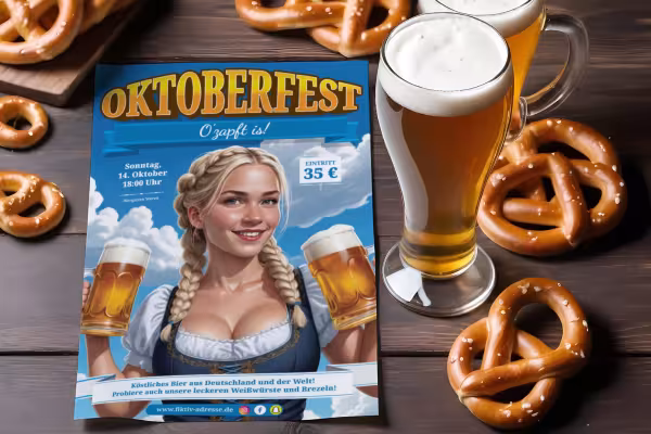 Välj bara din design, öppna det i ditt program, justera affischen - klart!