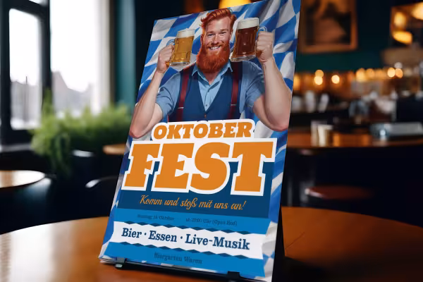 För Microsoft Word finns Oktoberfest-flyers tillgängliga i A4 och US-letter format.