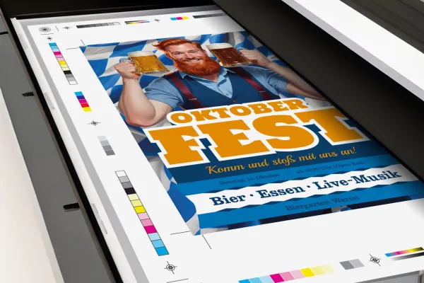 Oktoberfest- skabelonerne blev klargjort til trykning (men husk altid at følge din trykkeris retningslinjer).