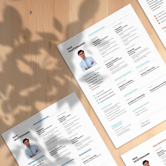 CV omsorgsarbeider, omsorgsarbeider - enveis mal for Word