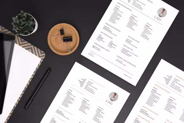 Curriculum vitae operatore socio sanitario - modello monopagina per Word, InDesign e Affinity Publisher.