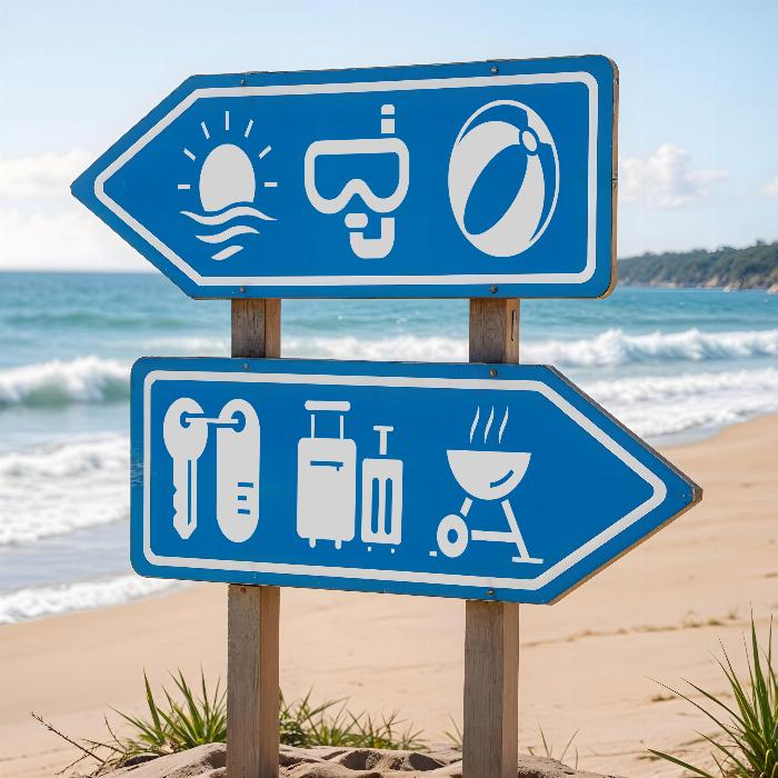 Icon set "Holiday Accommodation" for hotels, guesthouses & holiday apartments
