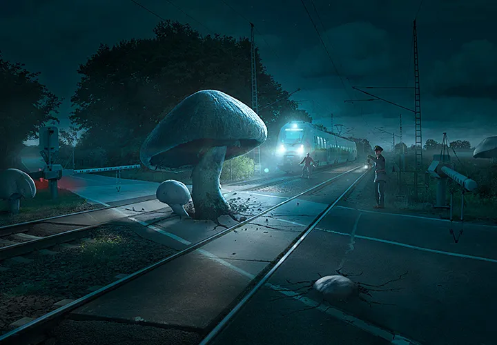 Oversize Photoshop Composing von Uli Staiger