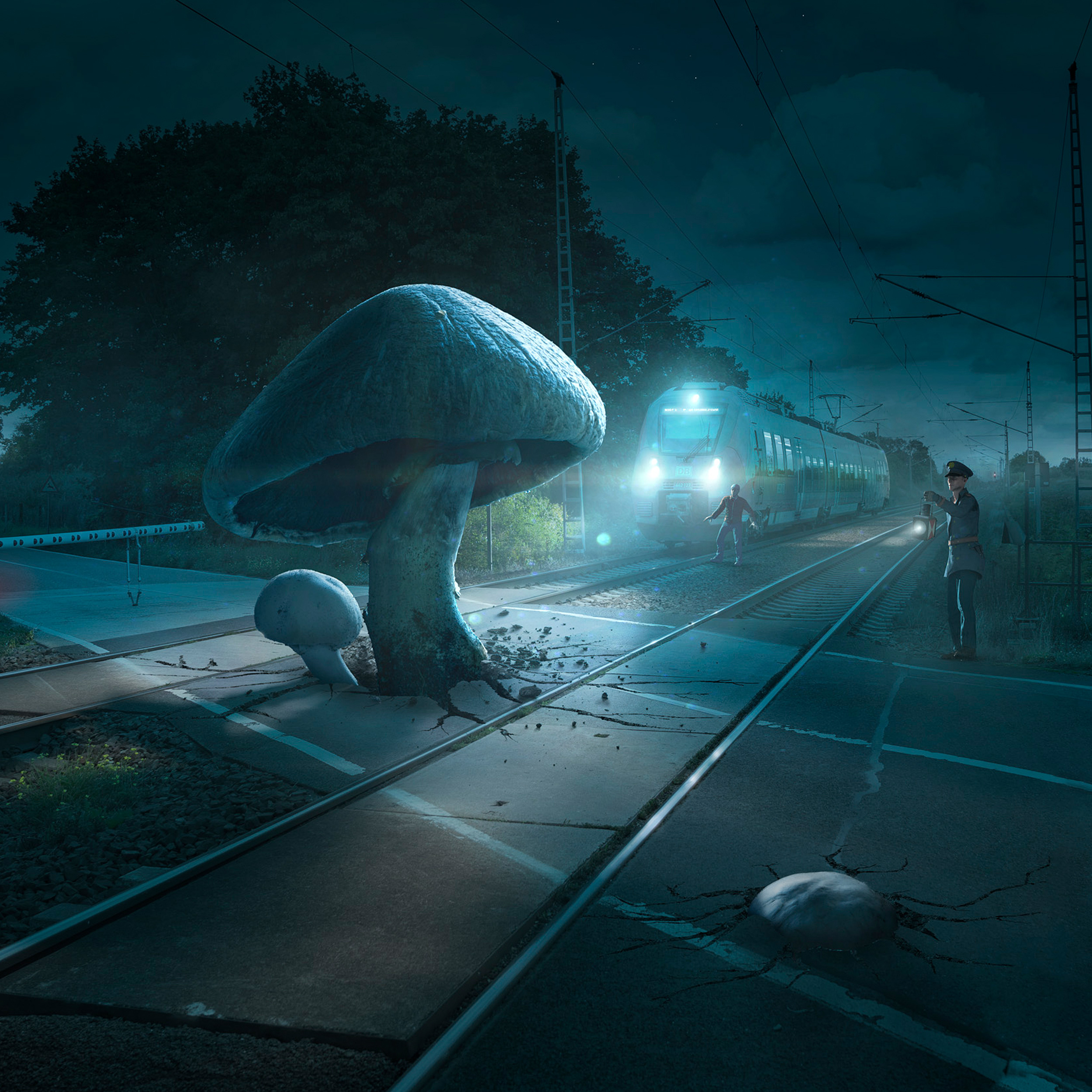Oversize Photoshop Composing von Uli Staiger