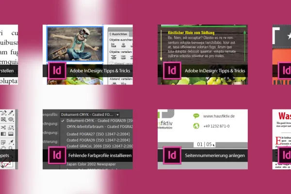 InDesign modernus praktika
