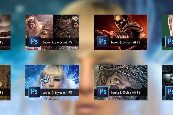 Teaser for opplæringen: Looks & stiler med Photoshop