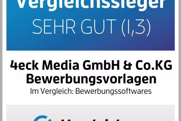 Application templates, comparison winner: very good